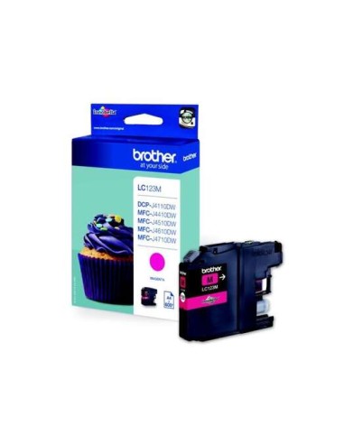 Brother LC123 Magenta Cartucho de Tinta Original - LC123MBP