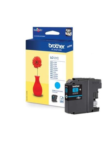 Brother LC121 Ciano Cartucho de Tinta Original - LC121CBP