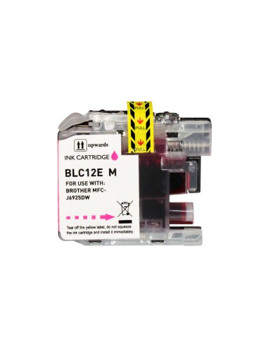 Brother LC12E Magenta Cartucho de Tinta Genérico - Substitui LC12EM