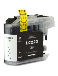 Brother LC223/LC221 Preto Cartucho de Tinta Genérico - Substitui LC223BK/LC221BK