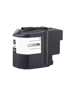 Brother LC22E Preto Cartucho de Tinta Genérico - Substitui LC22EBK