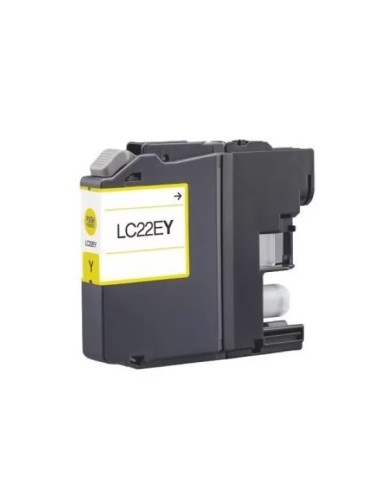 Brother LC22E Amarelo Cartucho de Tinta Genérico - Substitui LC22EY