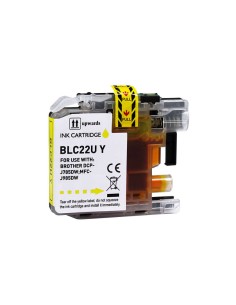 Brother LC22U Amarelo Cartucho de Tinta Genérico - Substitui LC22UYBP