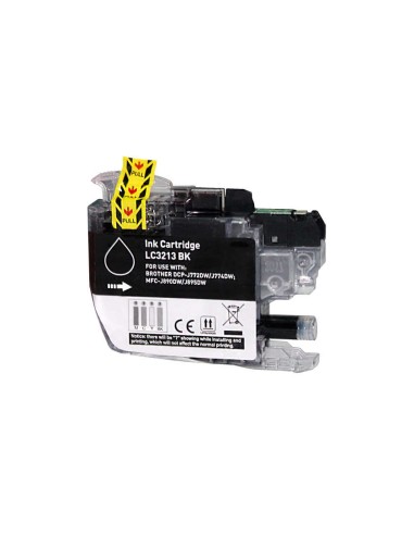 Brother LC3213/LC3211 Preto Cartucho de Tinta Genérico - Substitui LC3213BK/LC3211BK