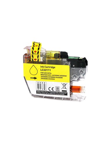 Brother LC3217 Amarelo Cartucho de Tinta Genérico - Substitui LC3217Y