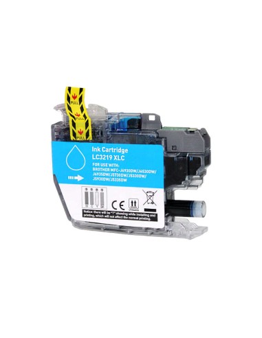 Brother LC3219XL Ciano Cartucho de Tinta Genérico - Substitui LC3219XLC