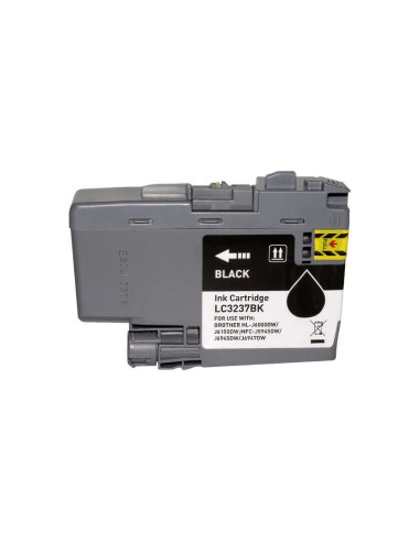 Brother LC3237 Preto Cartucho de Tinta Pigmentada Genérico - Substitui LC3237BK