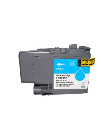 Brother LC3237 Ciano Cartucho de Tinta Pigmentada Genérico - Substitui LC3237C