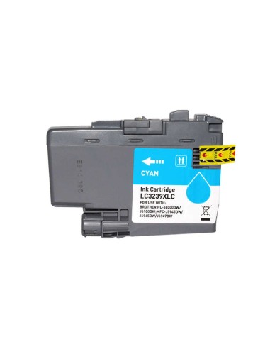 Brother LC3239XL Ciano Cartucho de Tinta Pigmentada Genérico - Substitui LC3239XLC