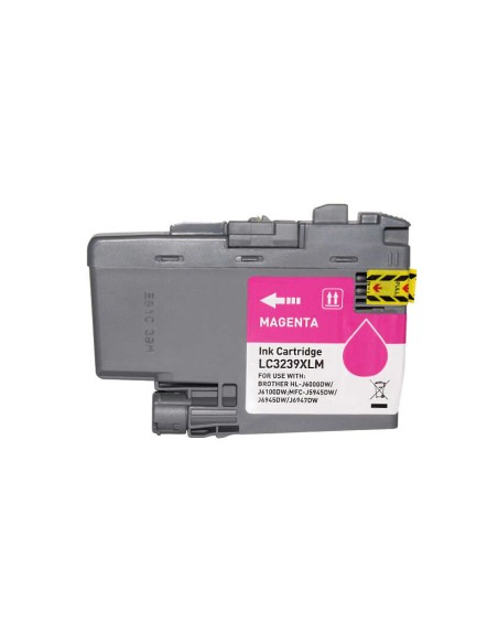 Brother LC3239XL Magenta Cartucho de Tinta Pigmentada Genérico - Substitui LC3239XLM