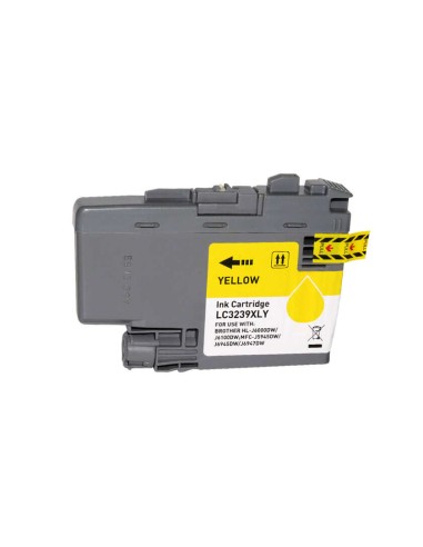 Brother LC3239XL Amarelo Cartucho de Tinta Pigmentada Genérico - Substitui LC3239XLY