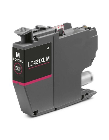 Brother LC421XL Magenta Cartucho de Tinta Genérico - Substitui LC421XLM