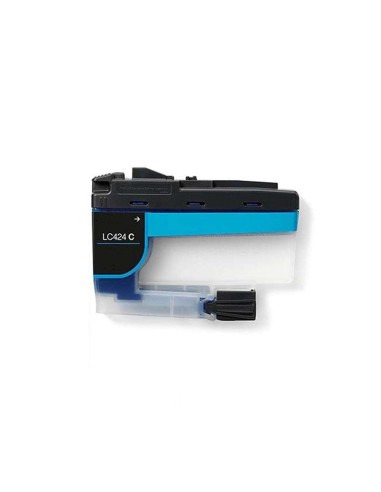 Brother LC424 Cyan Cartucho de Tinta Genérico - Substitui LC424C
