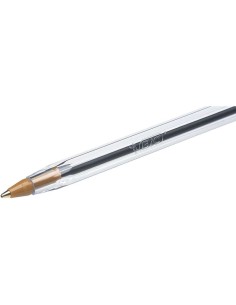 Bic Cristal Original Caneta esferográfica - Ponta redonda de 1.0mm - Traço 0.4mm - Tinta à base de óleo - Cor Verde 2