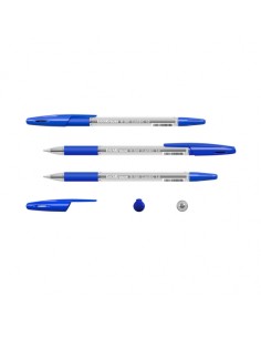 Erichkrause R-301 Stick&Grip Caneta Esferográfica Ponta 1.0mm - Traço 0.5mm - Pega com Grip de Borracha - Tinta de Secagem Rápi 2