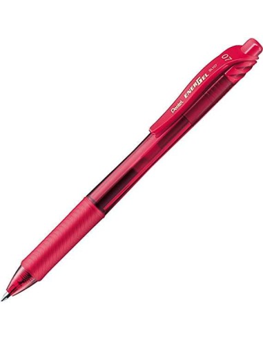 Pentel Energel X Caneta Esferográfica Retrátil - Ponta 0.7mm - Traço 0.35mm - Tinta Gel - Recarregável - Grip de Aderência - 50