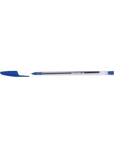 Molin Caneta Esferográfica Ponta Média - Tinta Óleo - Secagem Rápida - Cor Azul