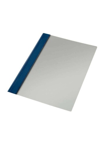 Esselte Pasta com Grampo PVC Folio - 150 Micras - Mecanismo Metálico - Azul Marinho