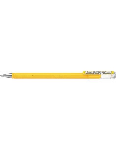 Pentel Mattehop Esferográfica - Ponta 1mm - Traço 0.5mm - Tinta de Gel Opaca - Fabricada com 55% de Materiais Reciclados - Cor