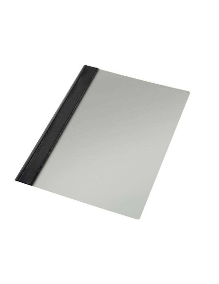 Esselte Pasta de Arquivo PVC Folio - 150 Micras - PVC Rígido - Mecanismo Metálico - Preto