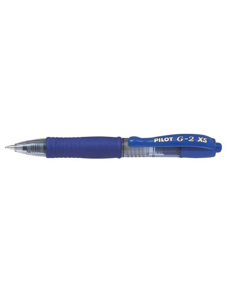 Pilot Caneta Gel G2 Pixie XS Retrátil - Ponta de Bola Redonda 0.7mm - Traço 0.32mm - Grip Ergonômico - Cor Azul