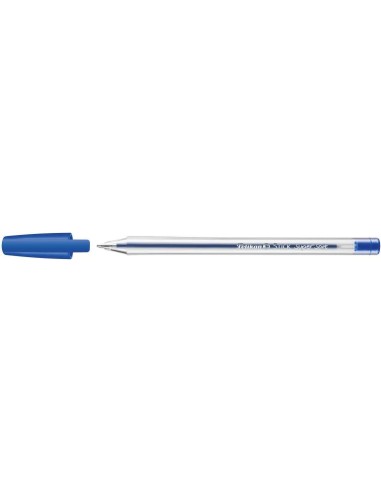 Pelikan Stick Super Soft Caneta Traço 1mm - Tinta Super Fluida - Pega Triangular - Cor Azul
