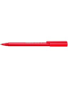 Staedtler Ball 432 Caneta Esferográfica - Ponta 0,45mm - Tinta Indelével - Cor Vermelha 2