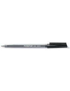 Staedtler Stick 430 Caneta com Tampa - Ponta 0,35mm - Tinta Indelével - Cor Preta 2