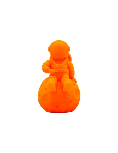 Filamento 3D PLA - Diâmetro 1,75mm - Bobina 1kg - Cor Laranja Fluorescente