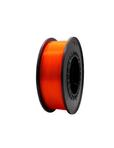 Filamento 3D PLA - Diâmetro 1,75mm - Bobina 1kg - Cor Laranja Fluorescente