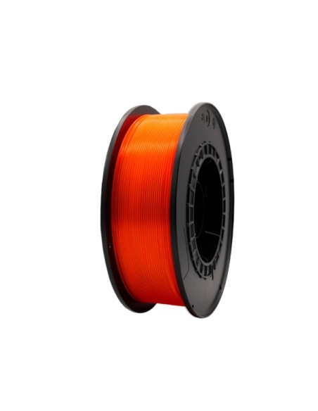 Filamento 3D PLA - Diâmetro 1,75mm - Bobina 1kg - Cor Laranja Fluorescente