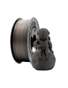 Filamento 3D PLA GLITTER - Diâmetro 1,75mm - Bobina 1kg - Cor Preto