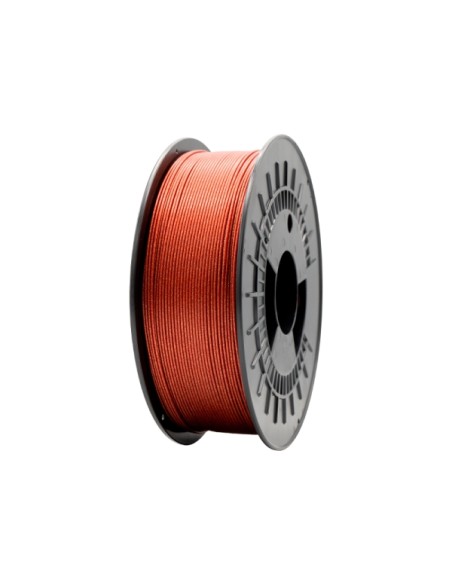 Filamento 3D PLA GLITTER - Diâmetro 1,75mm - Bobina 1kg - Cor Vermelho