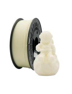 Filamento 3D PLA - Diâmetro 1,75mm - Bobina 1kg - Cor Brilha no Escuro