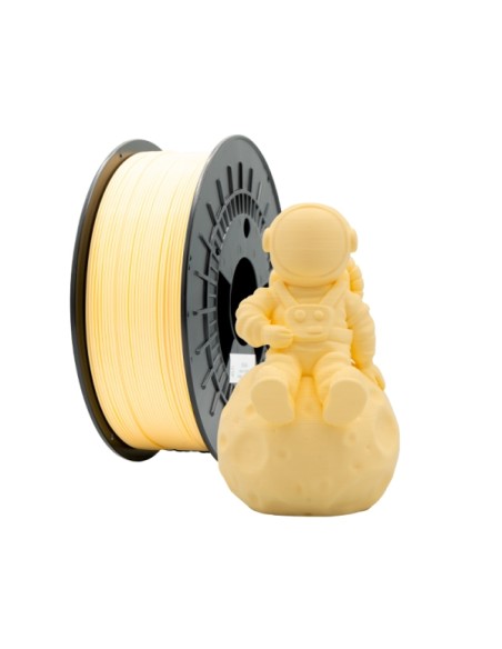Filamento 3D PLA MAT - Diâmetro 1,75mm - Bobina 1kg - Cor Creme