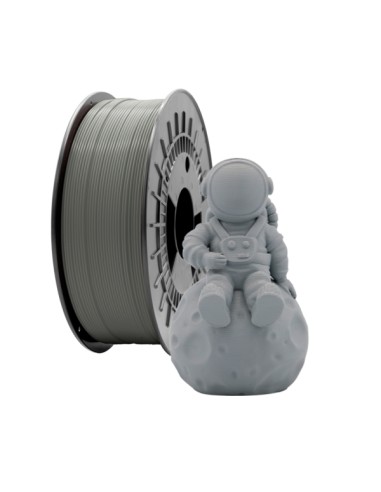 Filamento 3D PLA MATTE - Diâmetro 1,75mm - Bobina 1kg - Cor Cinza Escuro