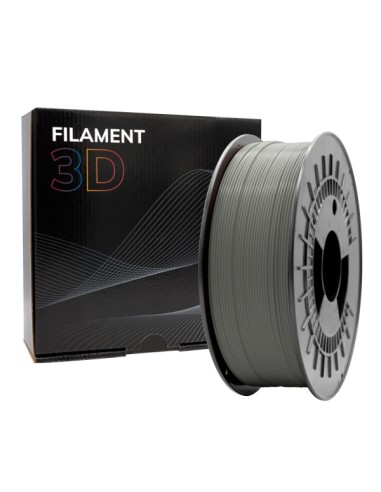 Filamento 3D PLA MATTE - Diâmetro 1,75mm - Bobina 1kg - Cor Cinza Escuro