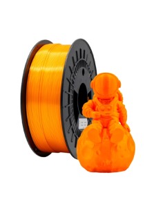Filamento 3D PLA SILK - Diâmetro 1,75mm - Bobina 1kg - Cor Laranja