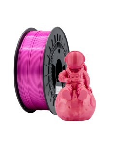 Filamento 3D PLA SILK - Diâmetro 1,75mm - Bobina 1kg - Cor Rosa