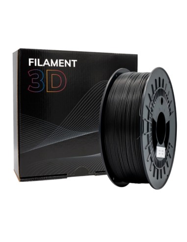 Filamento 3D PLA TOUGH - Diâmetro 1,75mm - Bobina 1kg - Cor Preto