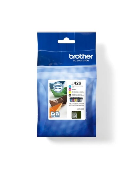 Brother LC426 Conjunto de 4 Cartuchos de Tinta Originais - LC426VAL