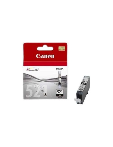 Canon CLI521 Preto Cartucho de Tinta Original - 2933B001