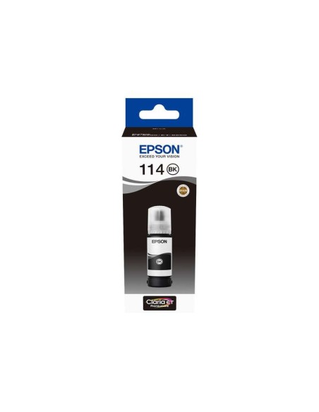 Epson 114 Garrafa de Tinta Pigmentada Preta Original - C13T07A140