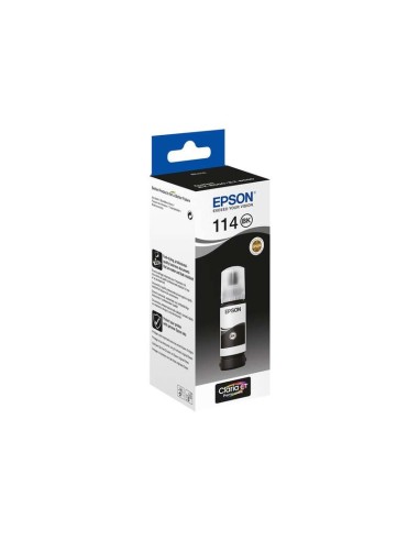 Epson 114 Garrafa de Tinta Pigmentada Preta Original - C13T07A140