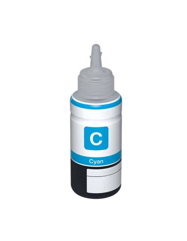 Epson 102/103/104/106/107/T6642/T6732 Garrafa de Tinta Ciano Genérica - Substitui C13T03R240/C13T00S24A10/C13T00P240/ C13T00R24