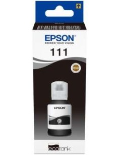 Epson 111 Garrafa de Tinta Preta Pigmentada Original - C13T03M140