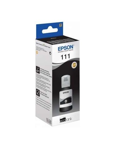 Epson 111 Garrafa de Tinta Preta Pigmentada Original - C13T03M140