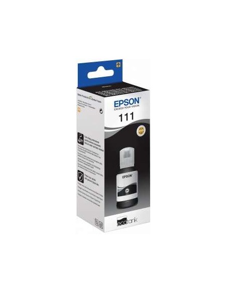 Epson 111 Garrafa de Tinta Preta Pigmentada Original - C13T03M140