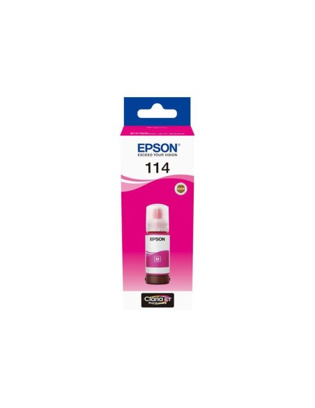 Epson 114 Magenta Garrafa de Tinta Pigmentada Original - C13T07B340