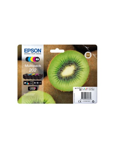 Epson 202 Pack de 5 Cartuchos de Tinta Originais - C13T02E74010